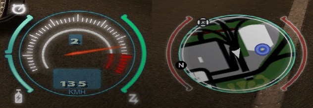 Need For Speed Undercover Hud